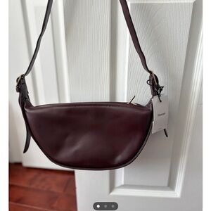 NEW-Flattered Irma Burgundy Shoulder Bag